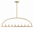 Abbott 42'' Vibrant Gold Linear Chandelier