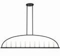 Abbott 54'' Black Linear Chandelier