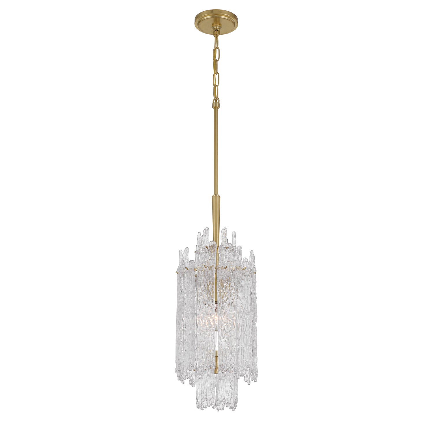 Libby Langdon Ackerly 8.5'' Aged Brass Chandelier