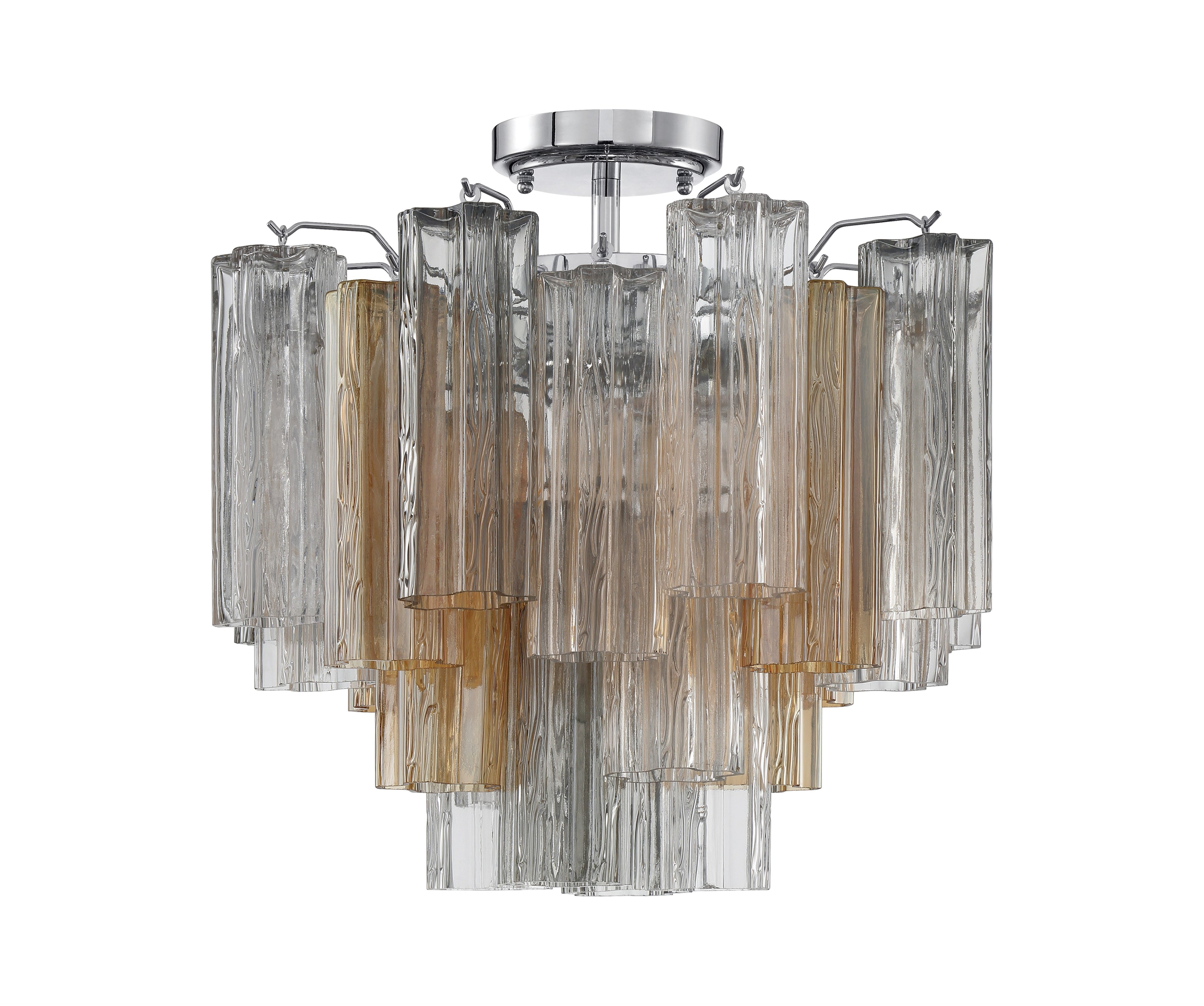 Addis 17.75'' Polished Chrome Semi Flush Mount