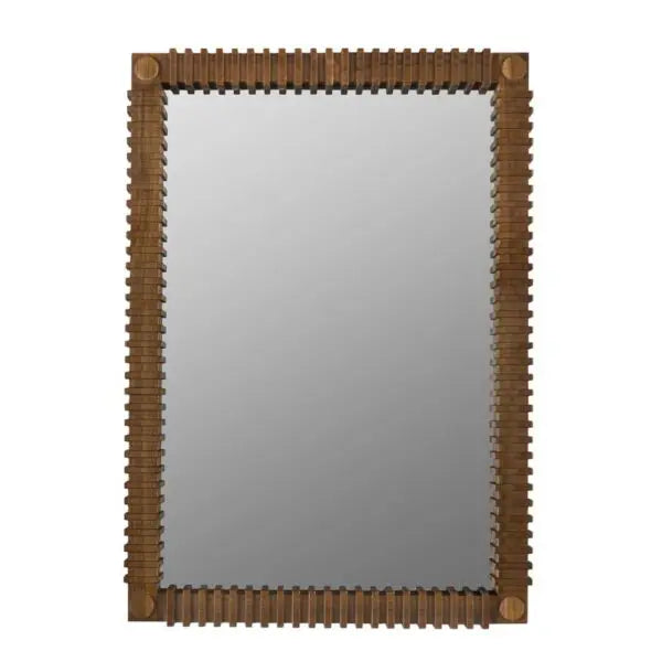 Rift Mirror | Teak