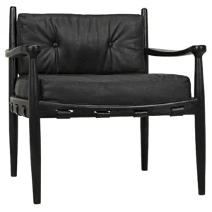 Fogel Lounge Chair | Charcoal Black