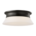 Panos Medium Flush Mount Aged Iron