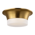 Sina Medium Flush Mount Burnished Brass