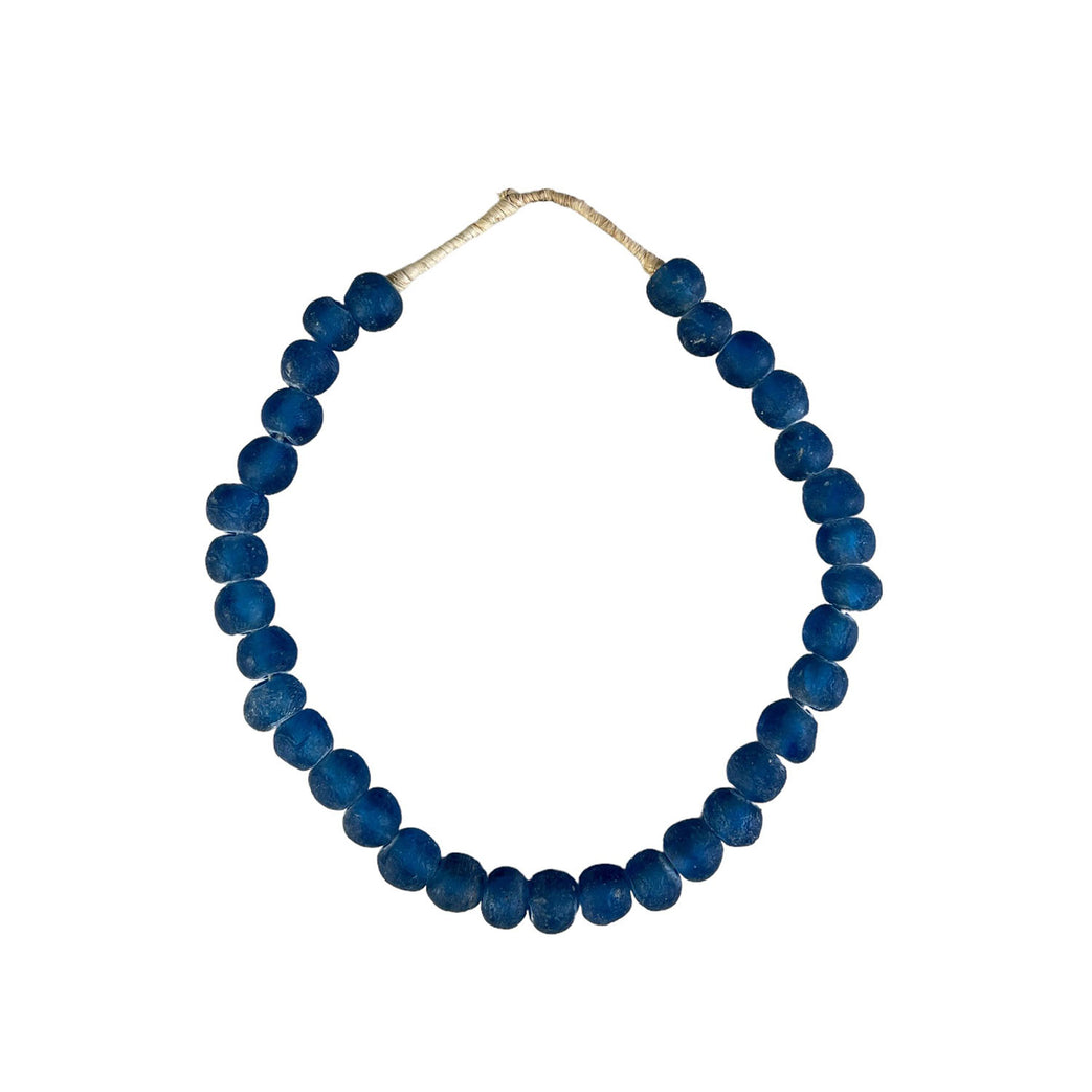 Recycled Glass Beads | Blue | Medium