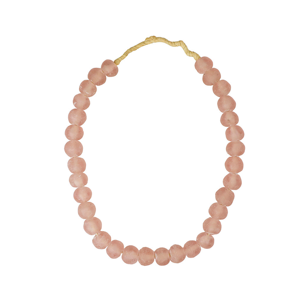Recycled Glass Beads | Pink | Medium
