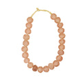 Recycled Glass Beads | Pink | Large