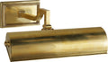 Dean 9" Picture Light | Natural Brass