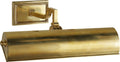 Dean 12" Picture Light | Natural Brass