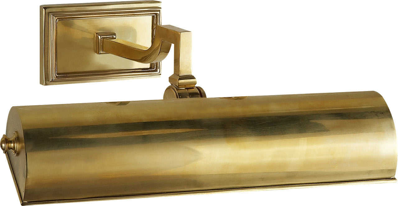 Dean 12" Picture Light | Natural Brass