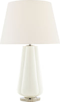 Penelope Table Lamp | White | Linen Shade