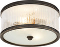 Randolph Small Flush Mount | Bronze
