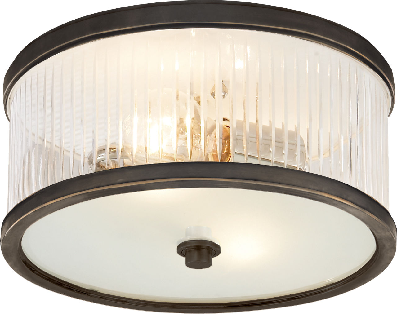 Randolph Small Flush Mount | Bronze