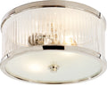 Randolph Small Flush Mount | Polished Nickel