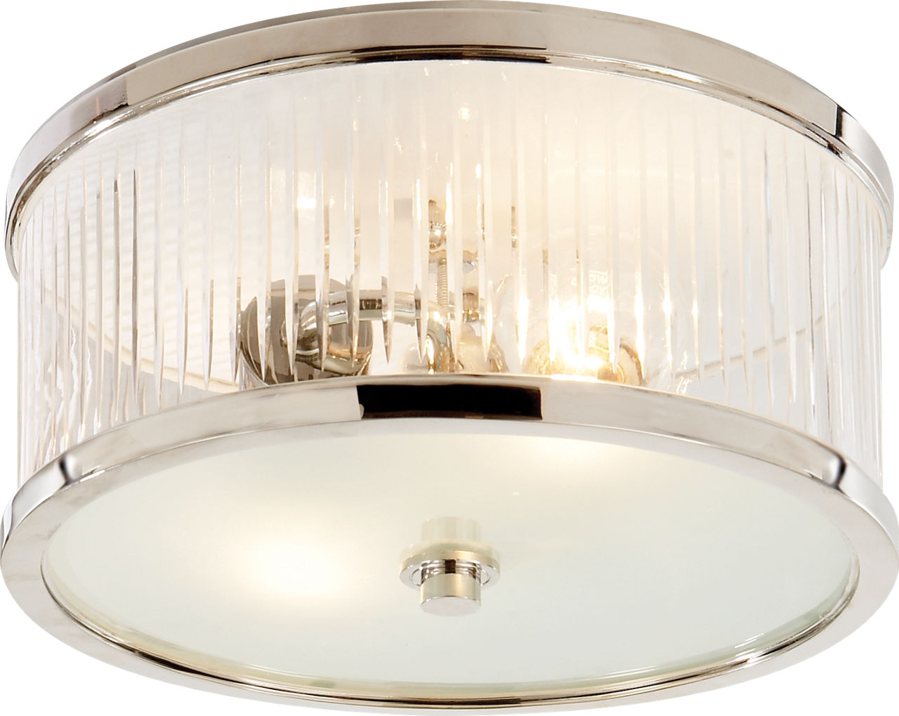 Randolph Small Flush Mount | Polished Nickel