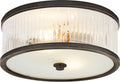 Randolph Large Flush Mount | Bronze
