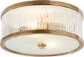 Randolph Large Flush Mount | Hand-Rubbed Antique Brass