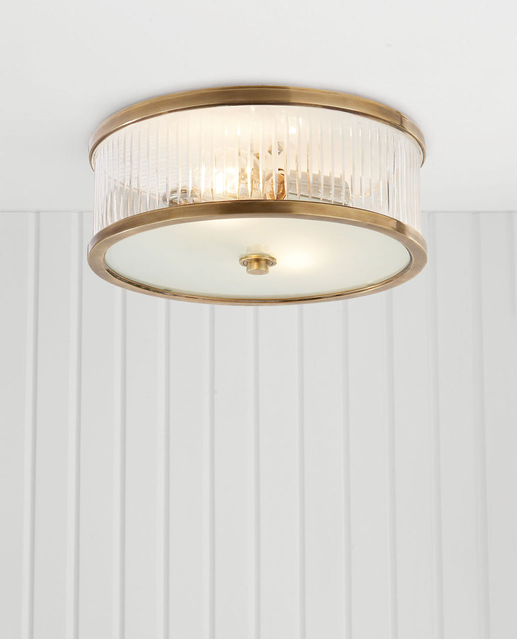 Randolph Large Flush Mount | Hand-Rubbed Antique Brass