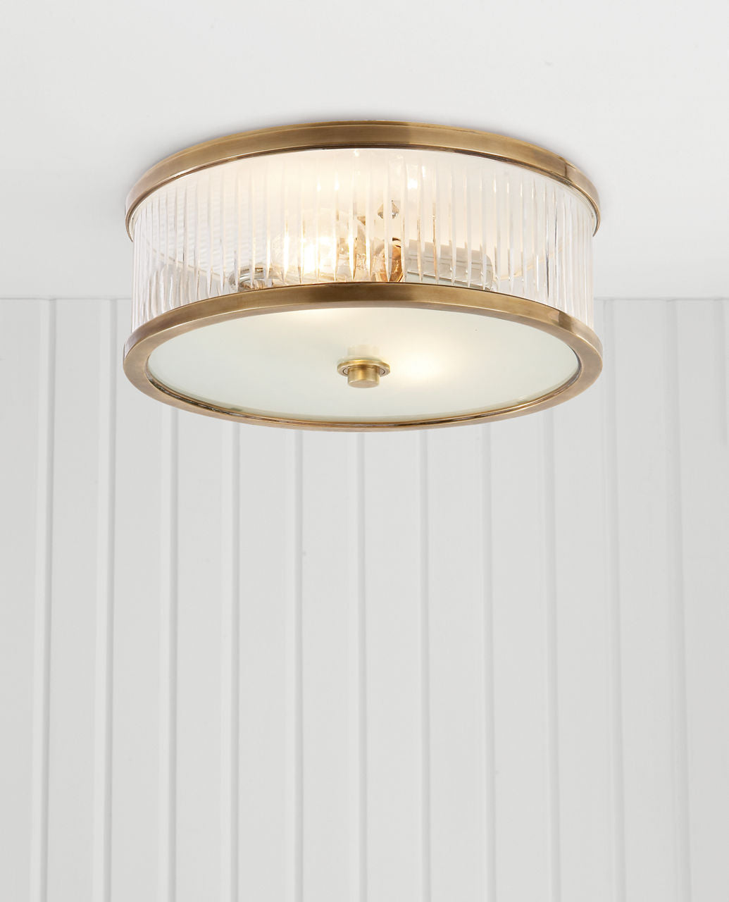 Randolph Large Flush Mount | Hand-Rubbed Antique Brass