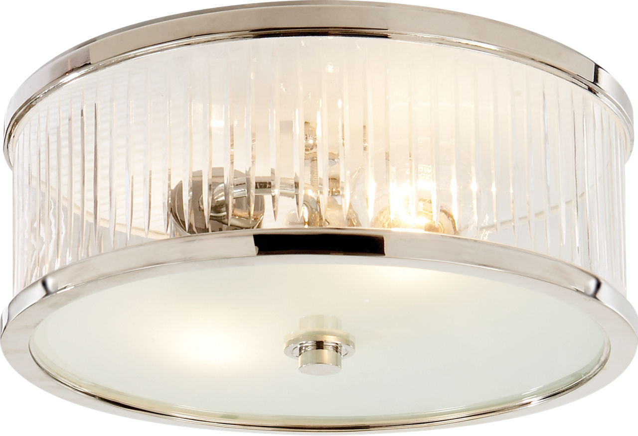 Randolph Large Flush Mount | Polished Nickel