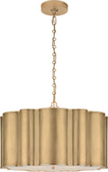 Markos Large Hanging Shade | Gild | Frosted Acrylic