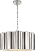 Markos Large Hanging Shade | Polished Nickel
