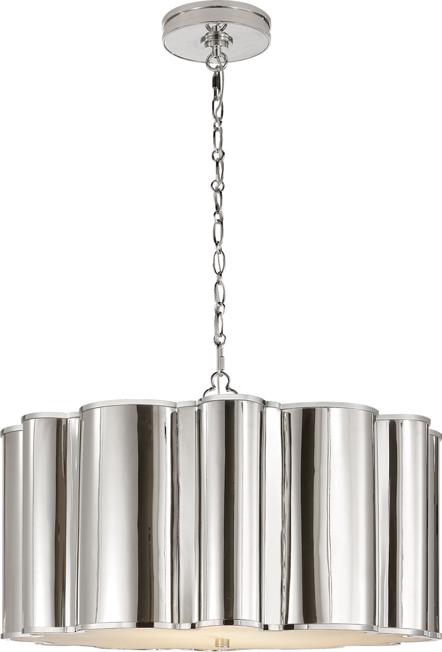 Markos Large Hanging Shade | Polished Nickel
