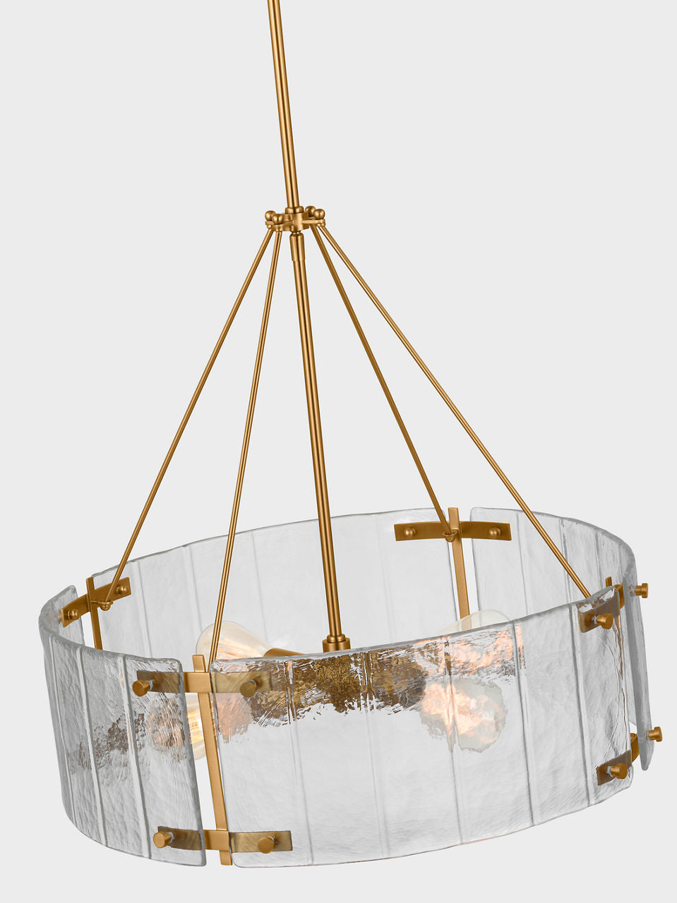 Calvert Medium Chandelier Burnished Brass