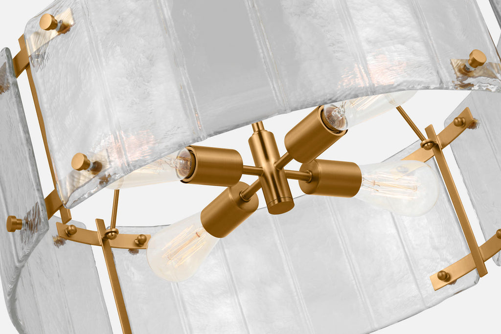 Calvert Medium Chandelier Burnished Brass