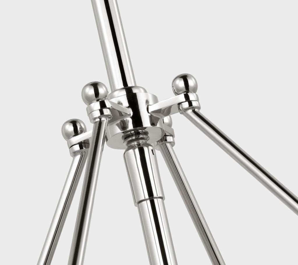 Calvert Medium Chandelier Polished Nickel
