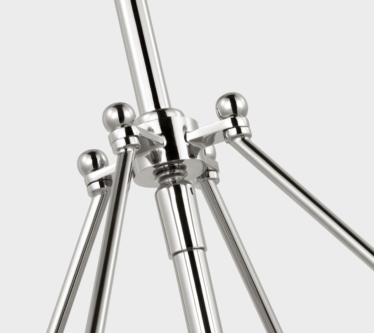 Calvert Medium Chandelier Polished Nickel