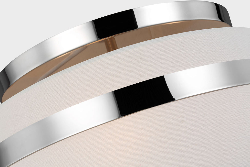 Cordtlandt Small Semi-Flush Mount Polished Nickel