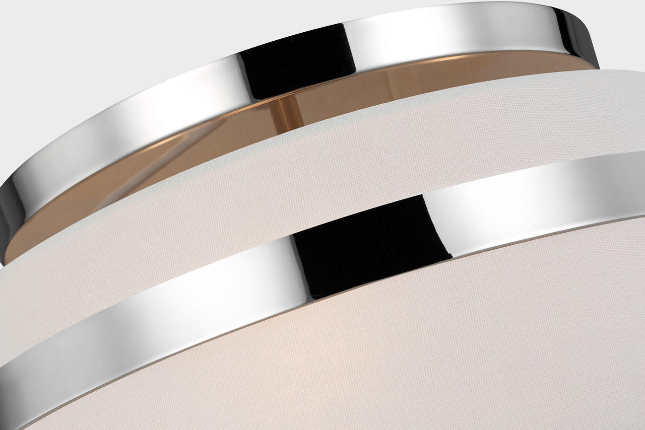 Cordtlandt Small Semi-Flush Mount Polished Nickel