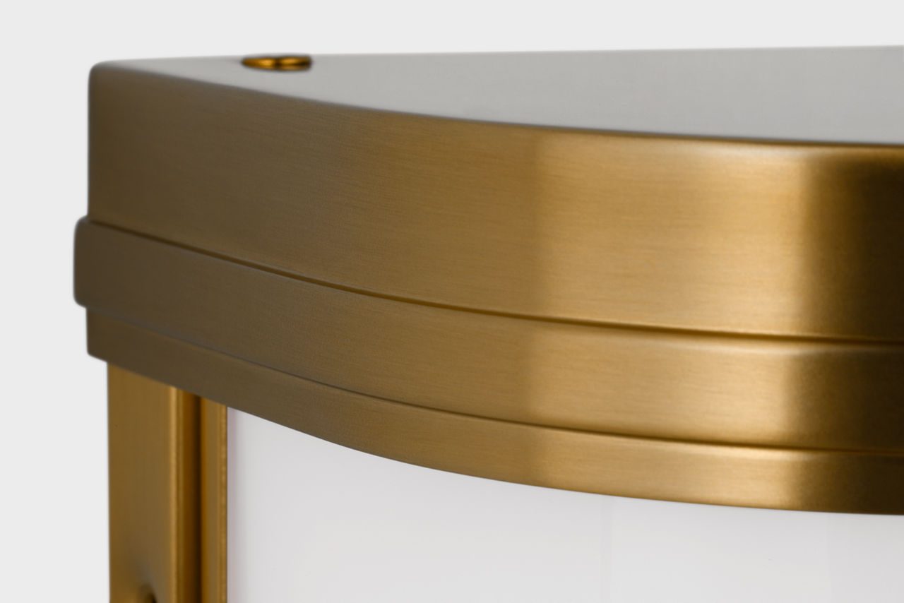 Ifran Small Vanity Burnished Brass
