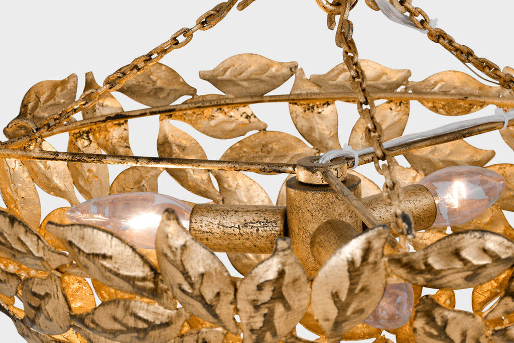 Kelan Semi Flush Mount Antique Gild