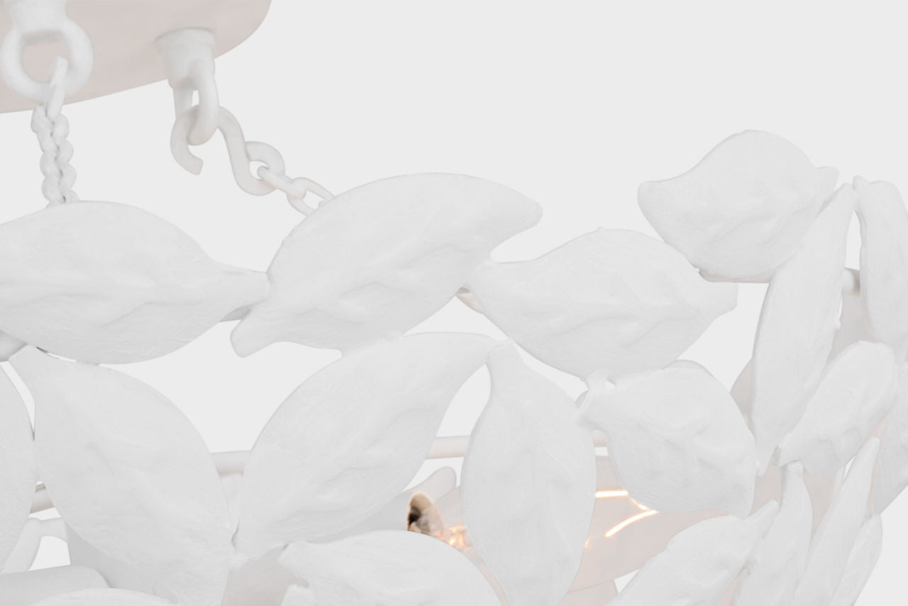 Kelan Semi Flush Mount Textured White