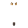 Octavia Medium Floor Lamp Blackened Bronze/bright worn brass 2700K 90 CRI