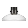 Morgan 18 Flush Mount burnished Bronze | clear glass 2700K-1800K 90 CRI