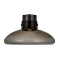 Morgan 18 Flush Mount burnished Bronze | smoke glass 2700K-1800K 90 CRI