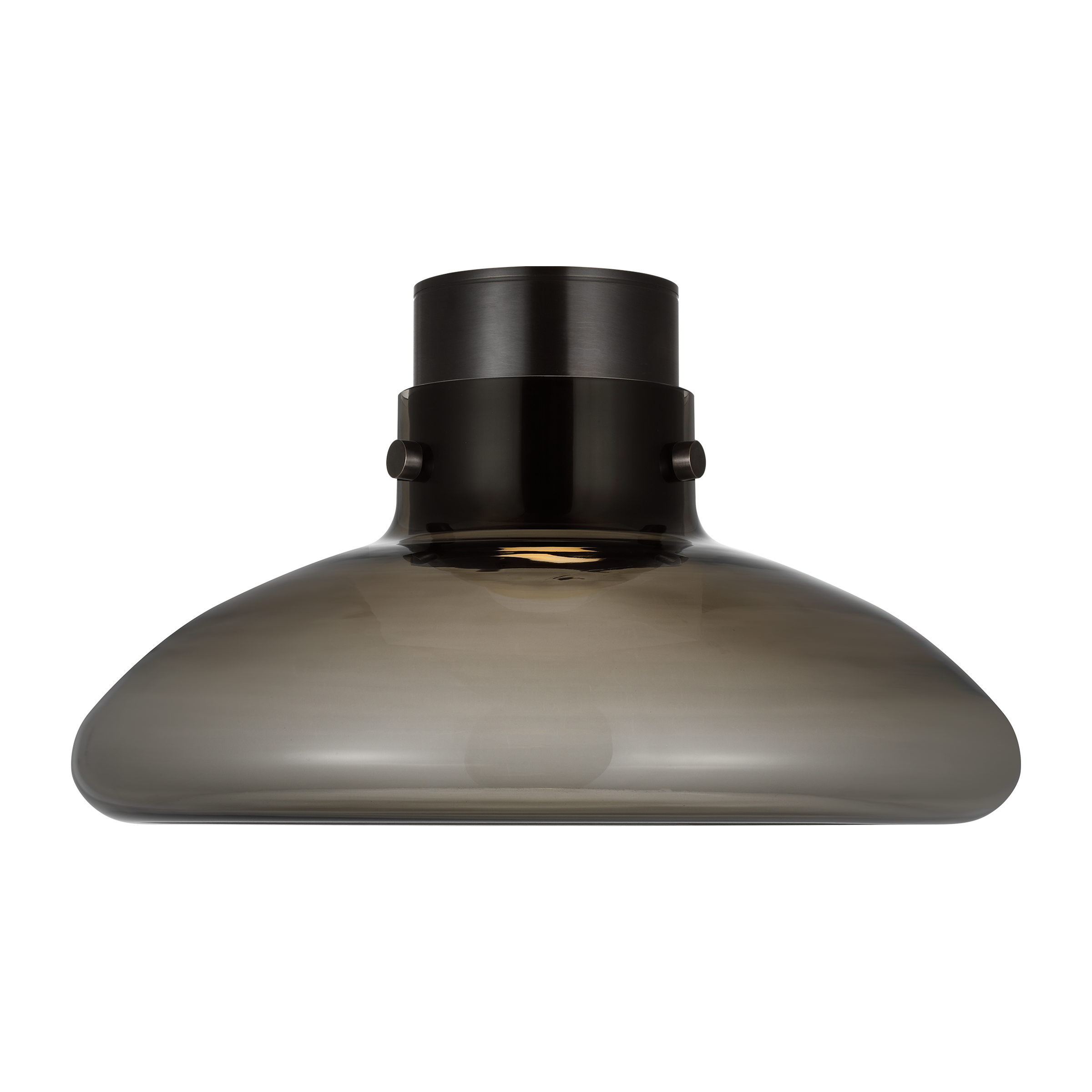Morgan 18 Flush Mount burnished Bronze | smoke glass 2700K-1800K 90 CRI