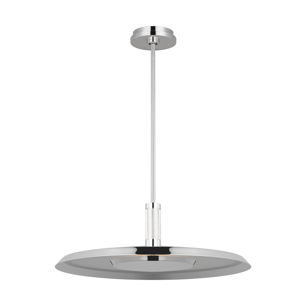 Saucer Large Pendant polished nickel 2700K 90 CRI