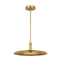 Saucer Large Pendant Natural Brass 2700K 90 CRI