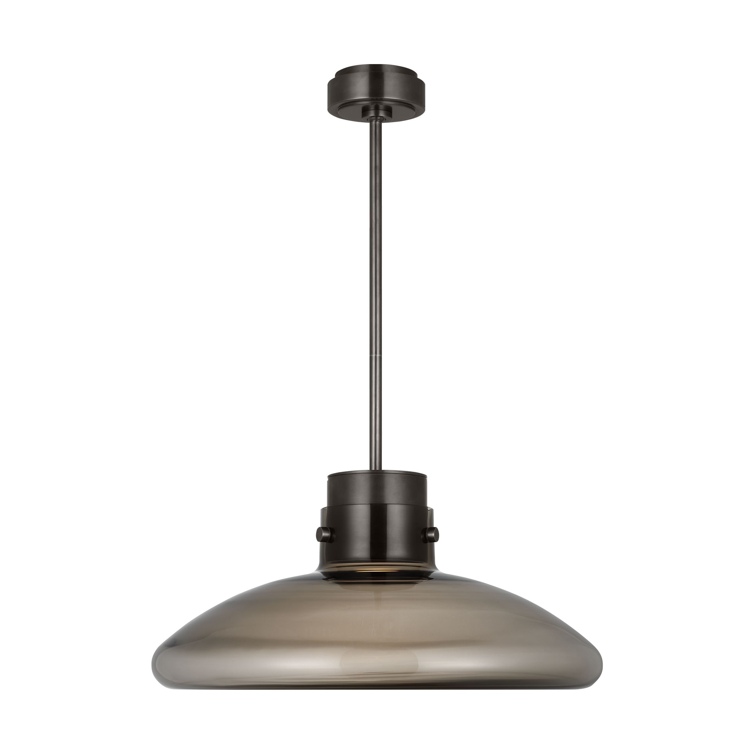 Morgan 22 Pendant burnished Bronze | smoke glass 2700K-1800K 90 CRI