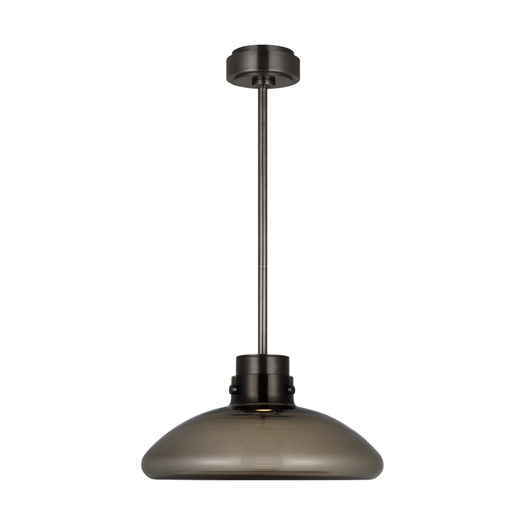 Morgan 16 Pendant burnished Bronze | smoke glass 2700K-1800K 90 CRI