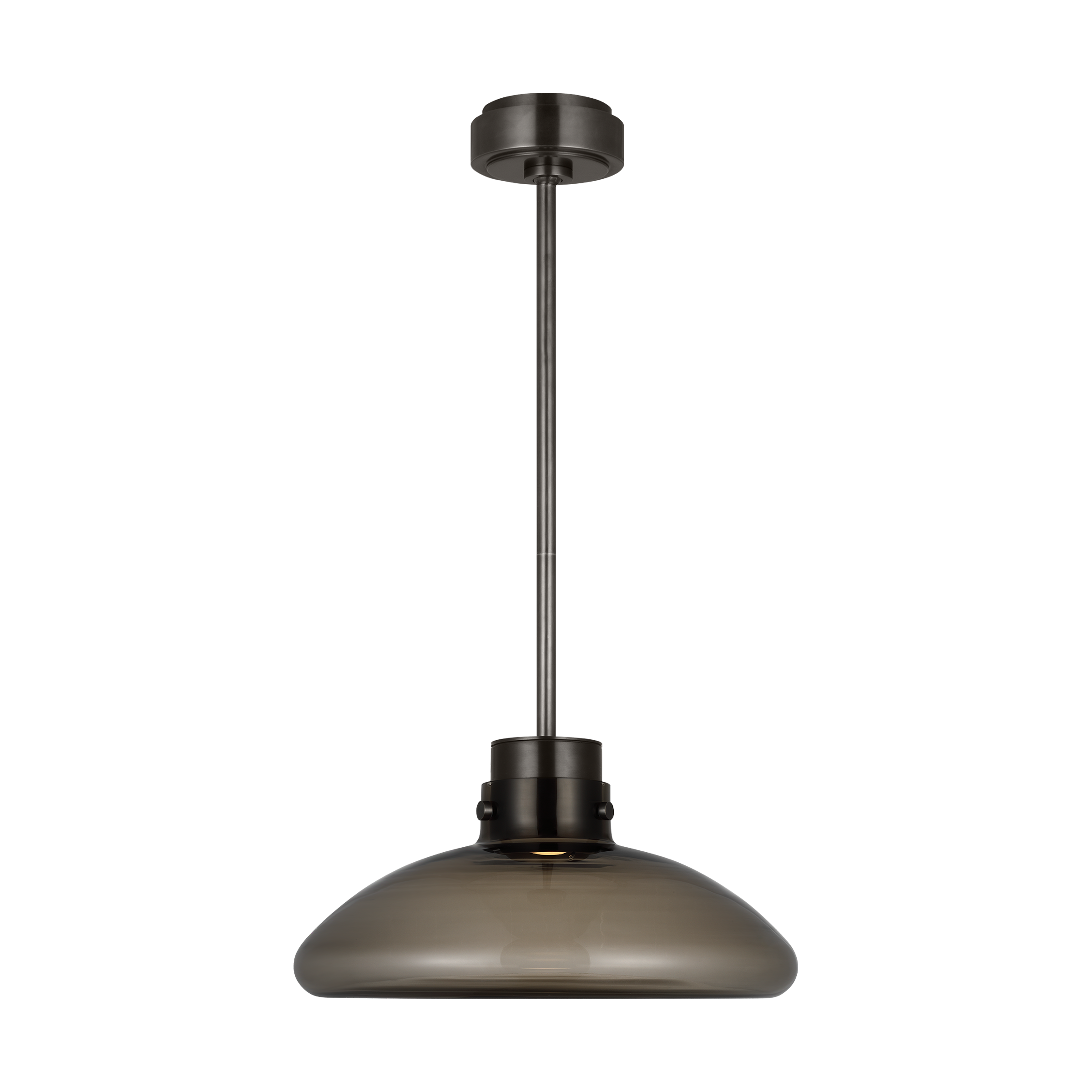 Morgan 16 Pendant burnished Bronze | smoke glass 2700K-1800K 90 CRI