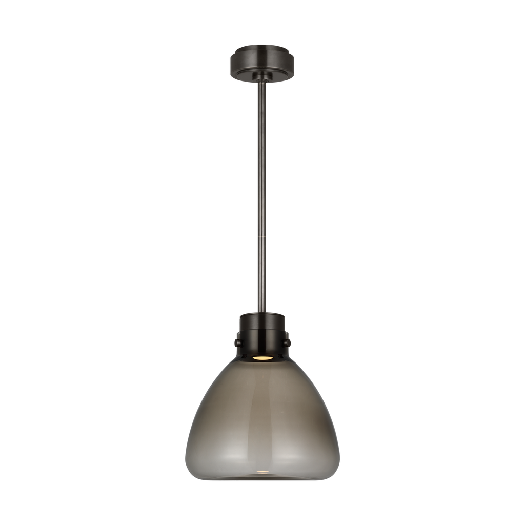 Morgan 12 Pendant burnished Bronze | smoke glass 2700K-1800K 90 CRI