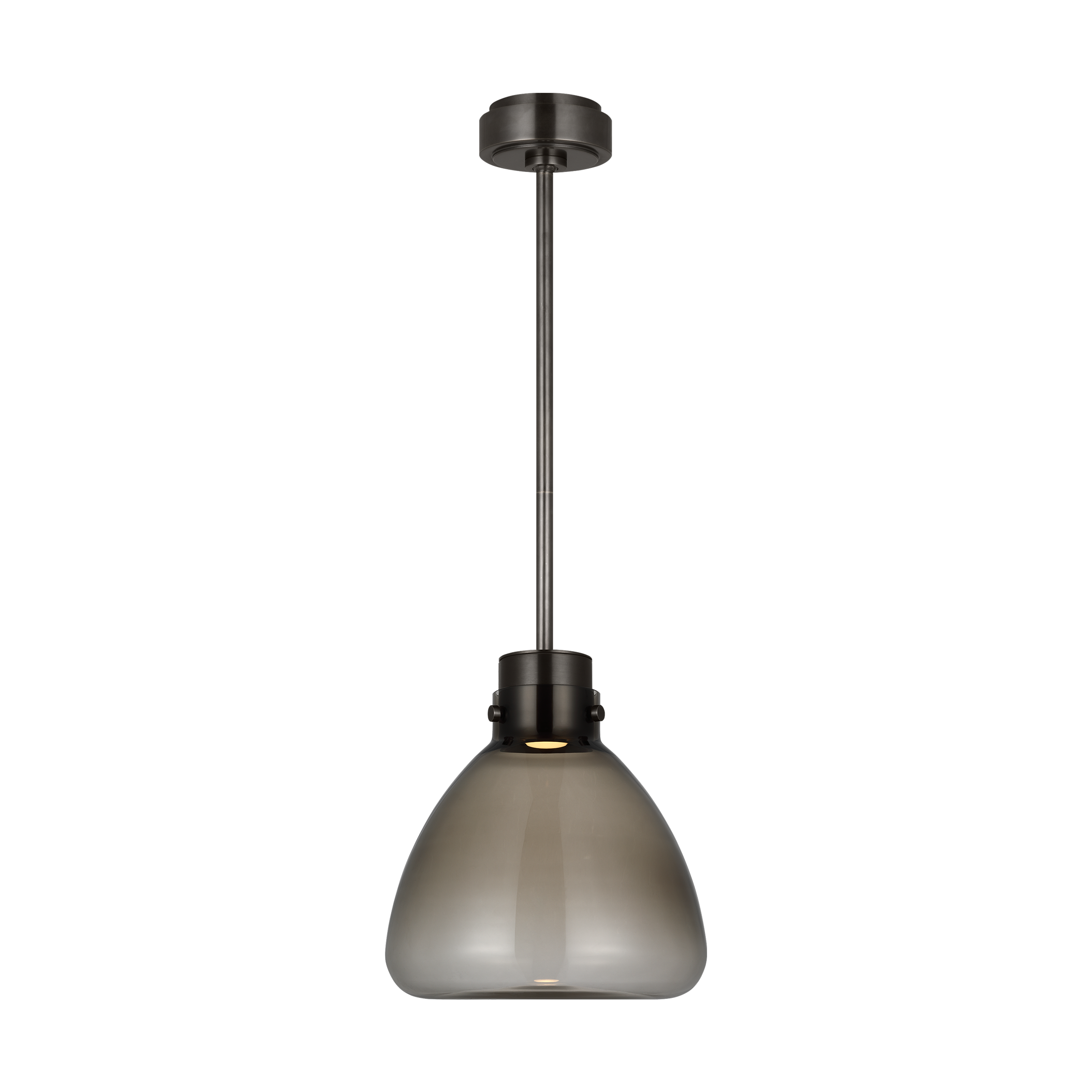 Morgan 12 Pendant burnished Bronze | smoke glass 2700K-1800K 90 CRI