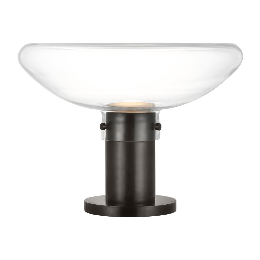 Morgan 16 Table Lamp burnished Bronze | clear glass 2700K-1800K 90 CRI