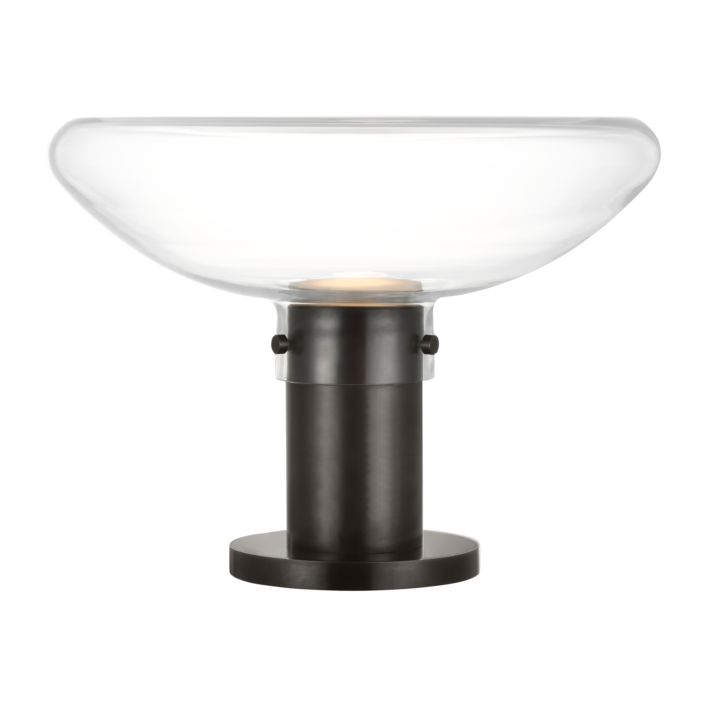 Morgan 16 Table Lamp burnished Bronze | clear glass 2700K-1800K 90 CRI