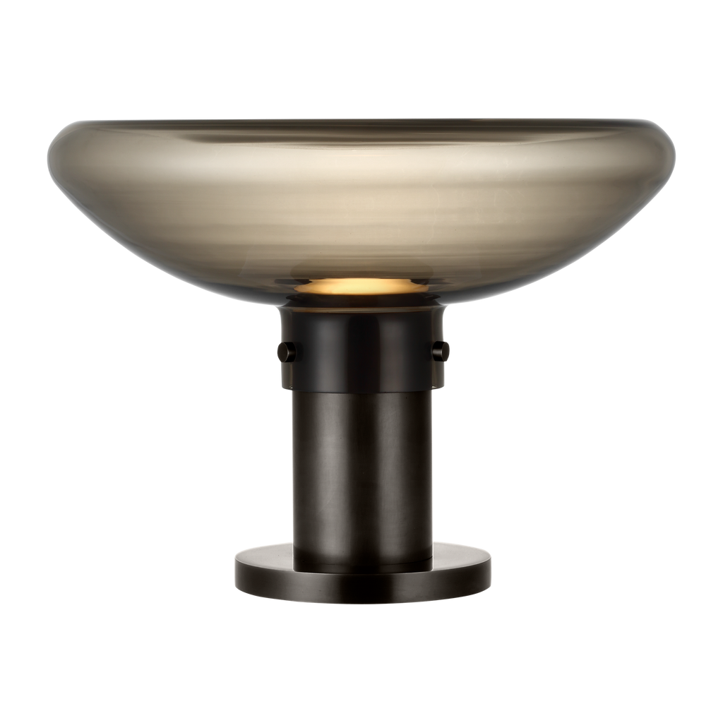 Morgan 16 Table Lamp burnished Bronze | smoke glass 2700K-1800K 90 CRI
